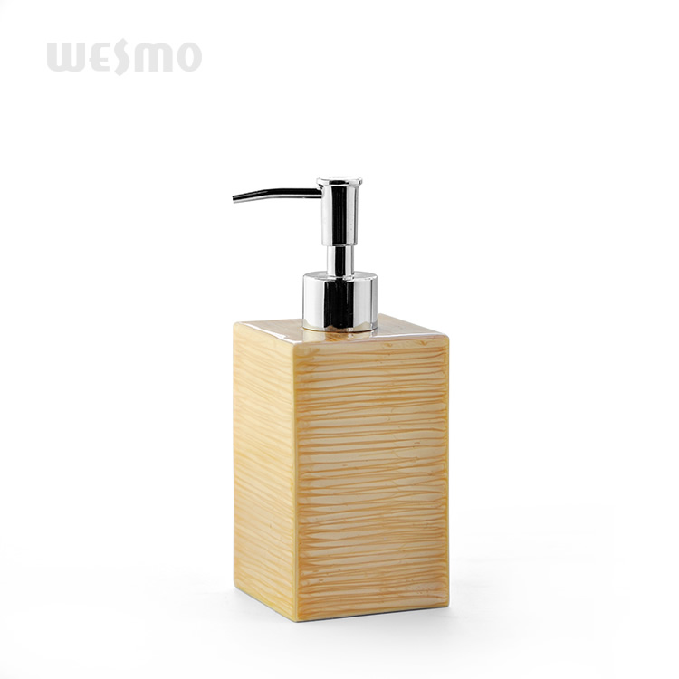 Factory wholesale polyresin bathroom accessory hand sanitizer dispenser soap dispenser